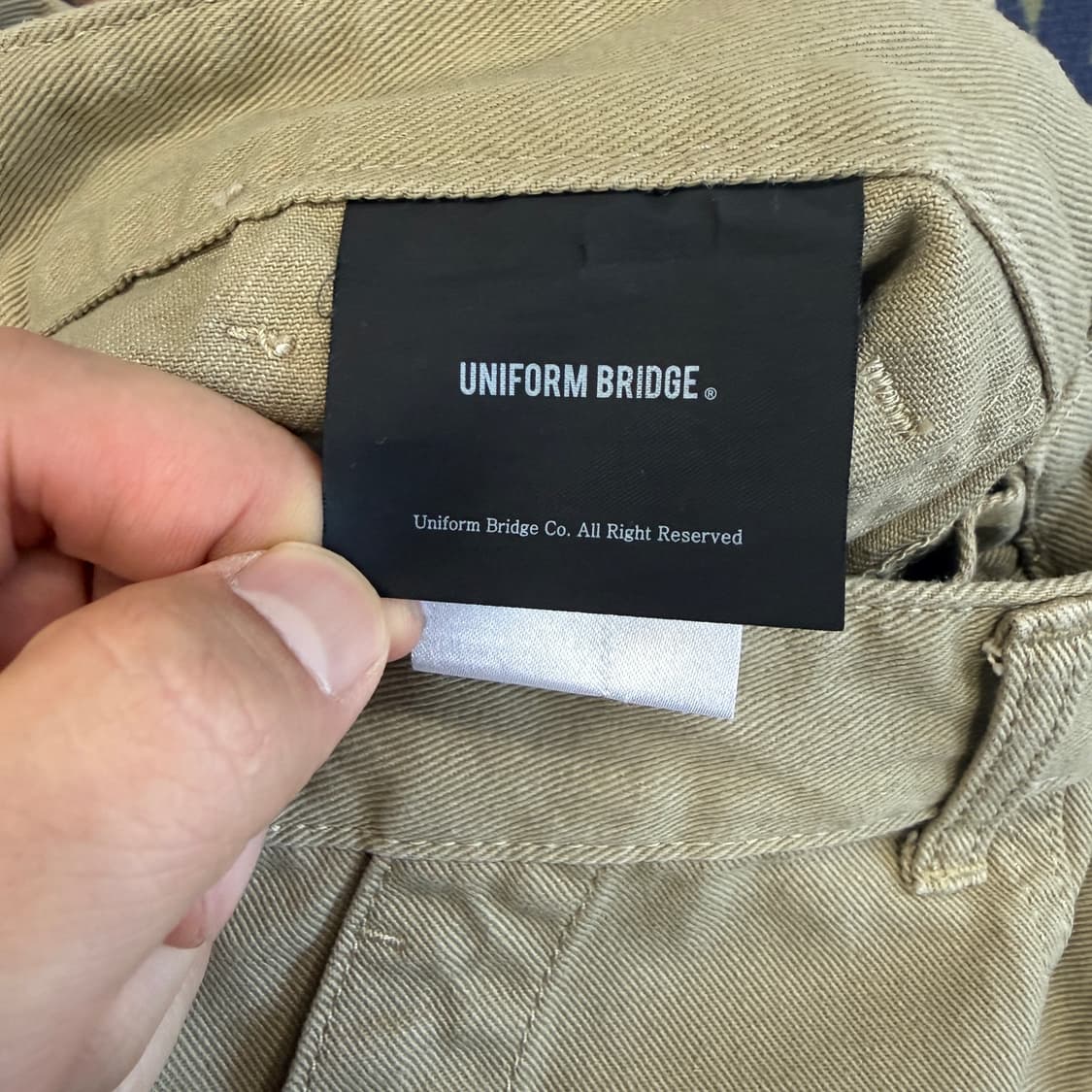 (M)유니폼 브릿지 Uniform bridge 코튼 반바지(베이지) 상품이미지3