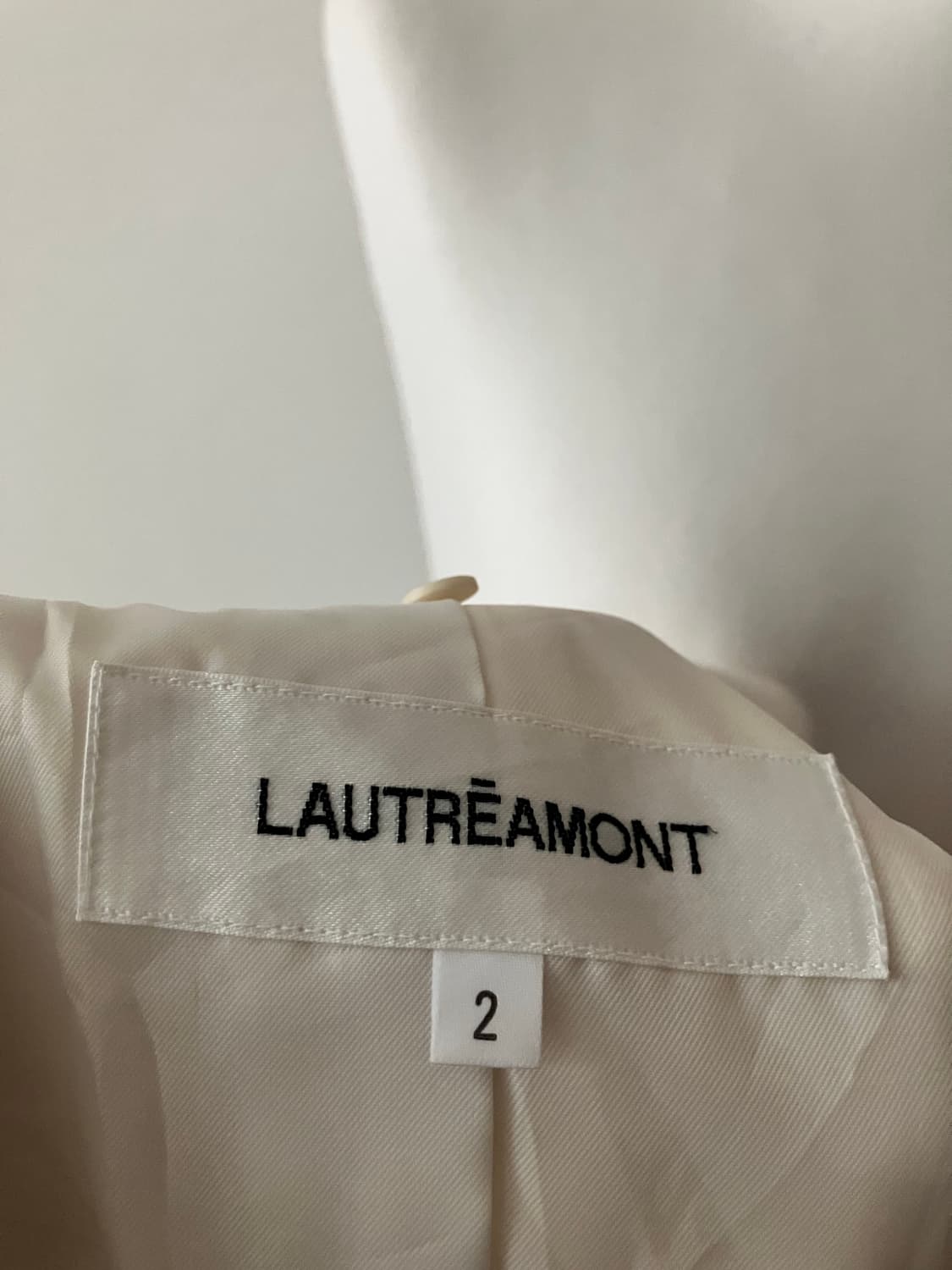 LAUTREAMONT 로트레아몽 앙고라울혼방 아이보리코트 상품이미지7