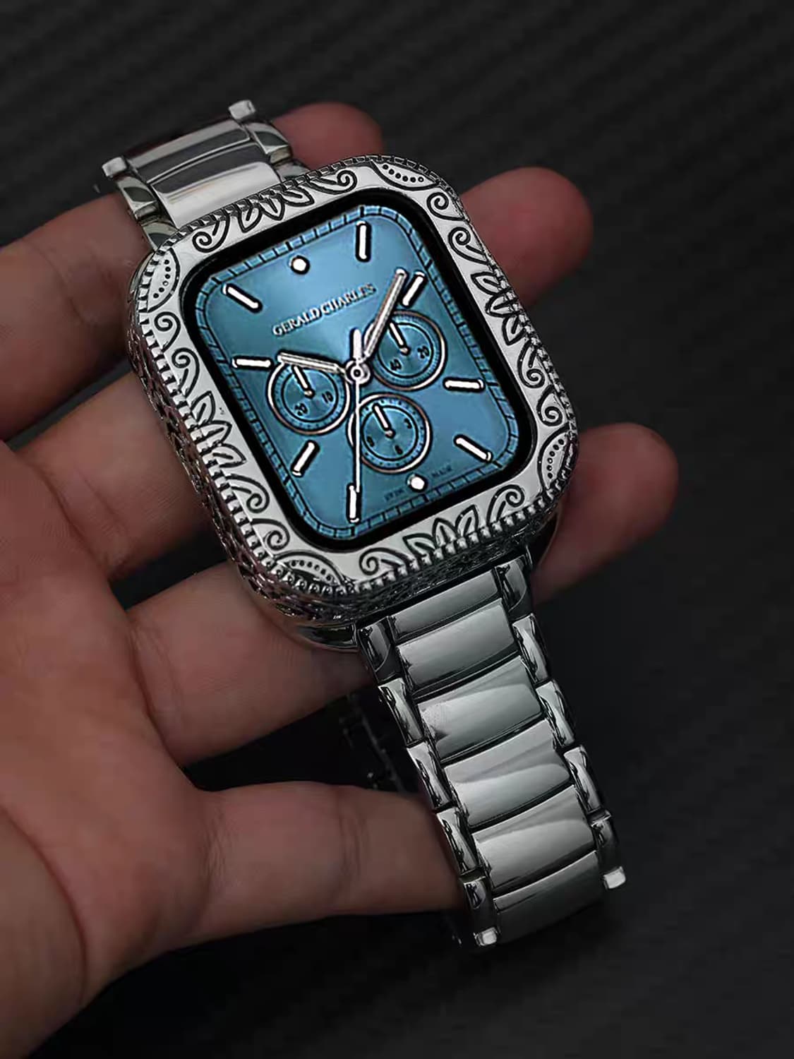 Oceanora 애플 워치 스테인리스 스틸 밴드 및 보호 케이스 상품이미지3