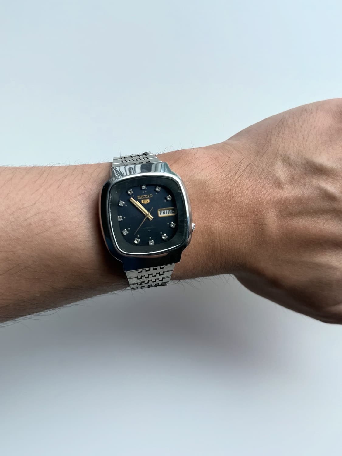 90s Seiko5 Autmatic Vintage Metal Watch 상품이미지6