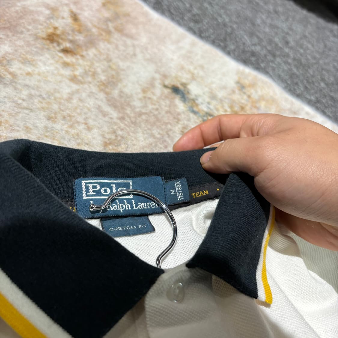 폴로 랄프로랜 블랙워치 폴로 팀 카라티셔츠 상품이미지7