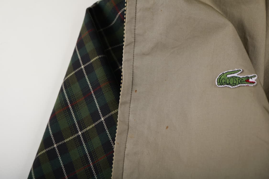 [L] 90's 라코스테 체크 블루종 자켓 상품이미지6