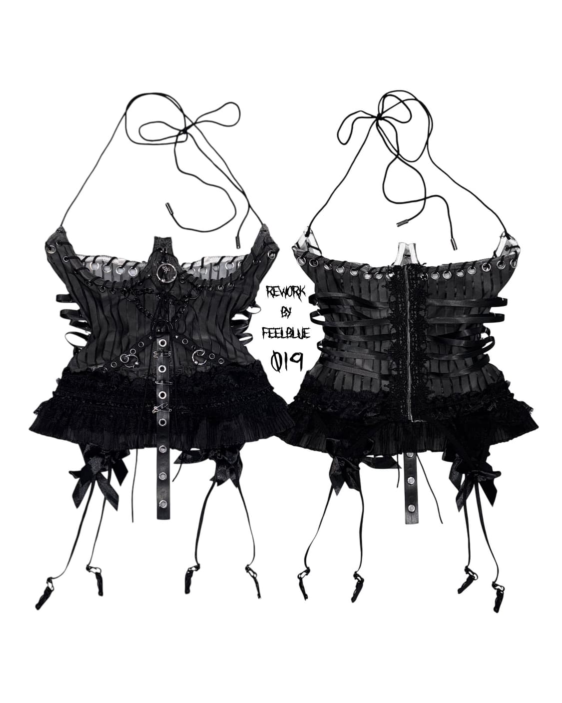 REWORK BY FEELBLUE 019 Darkbloom Corset 상품이미지2