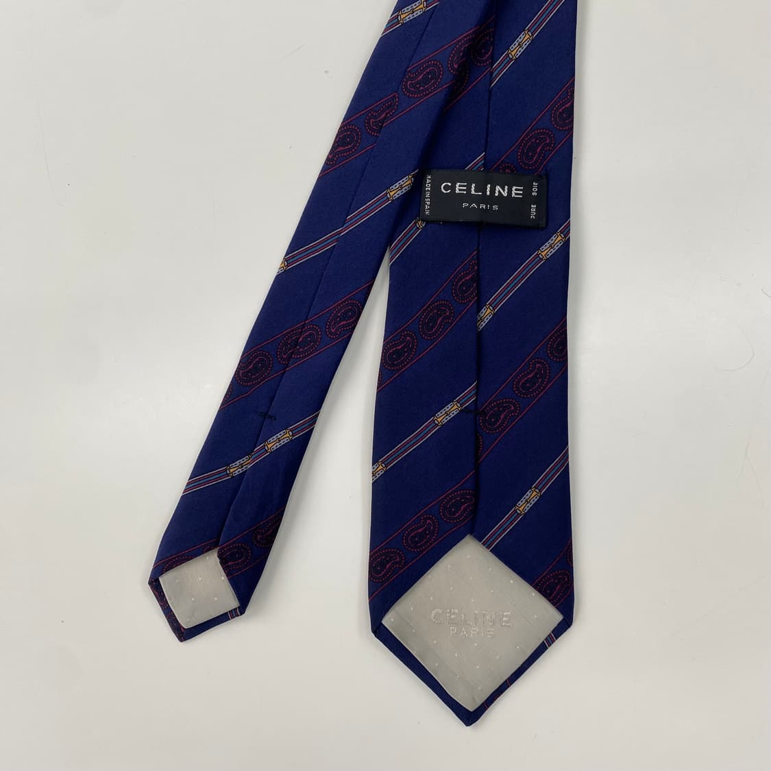 셀린느(celine)  심플로고 정품 명품넥타이 8.3cm 상품이미지3