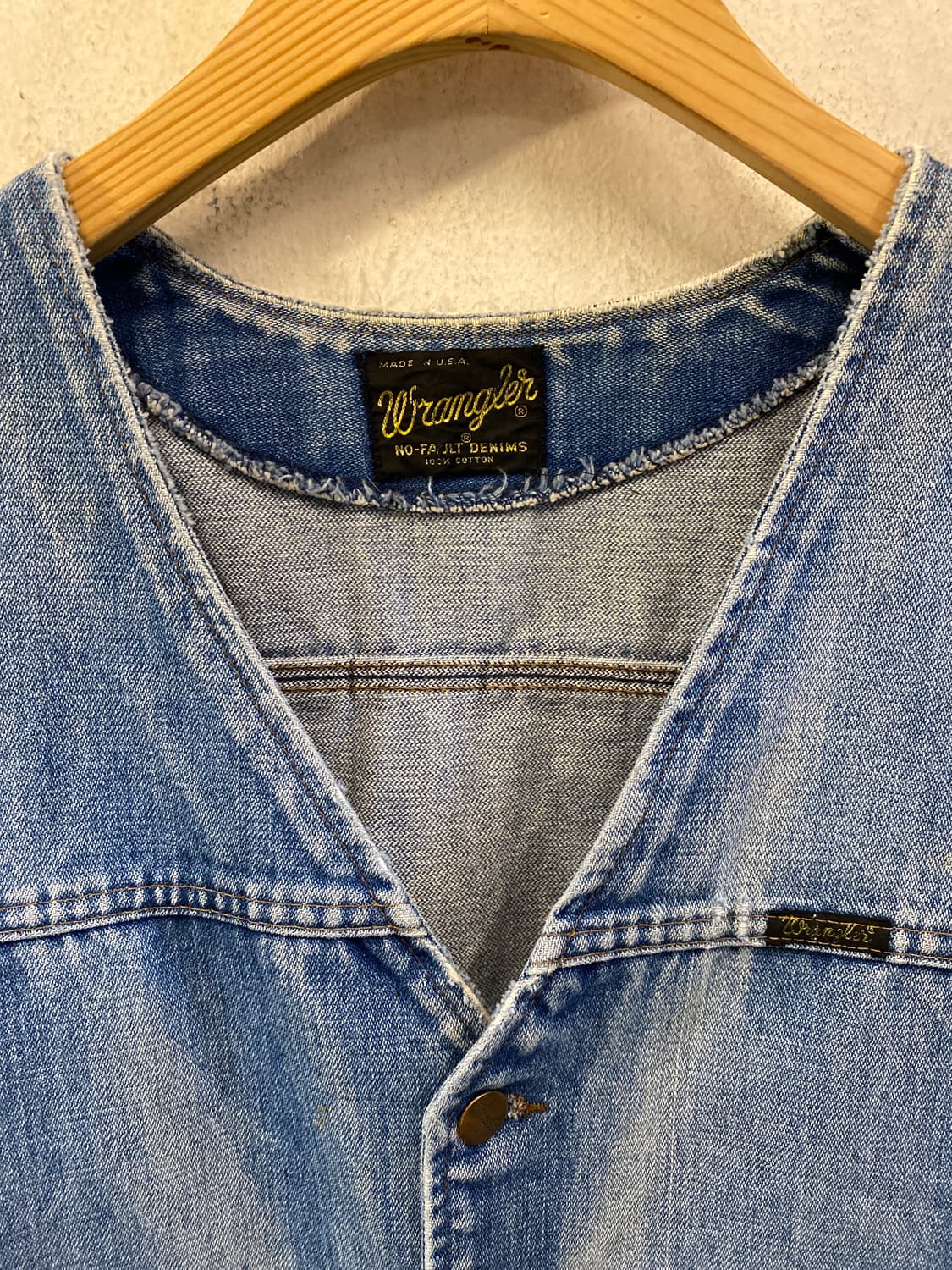 USA 랭글러 데님 베스트  상품이미지2