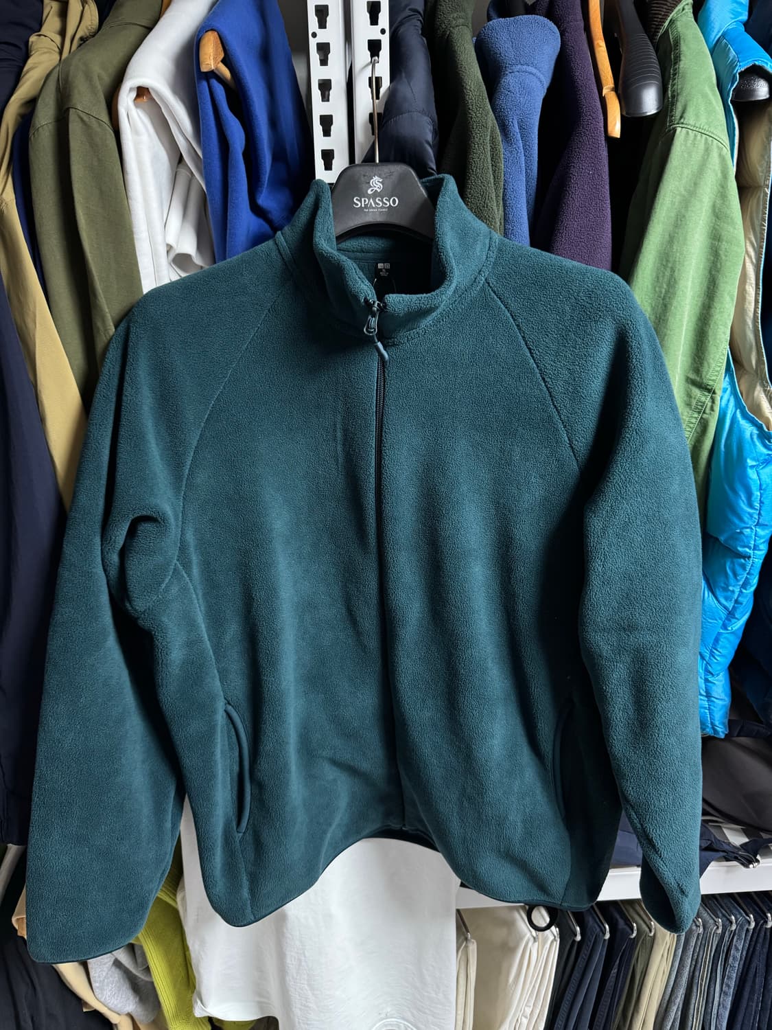 유니클로 후리스풀집재킷 XL (55그린) 상품이미지2