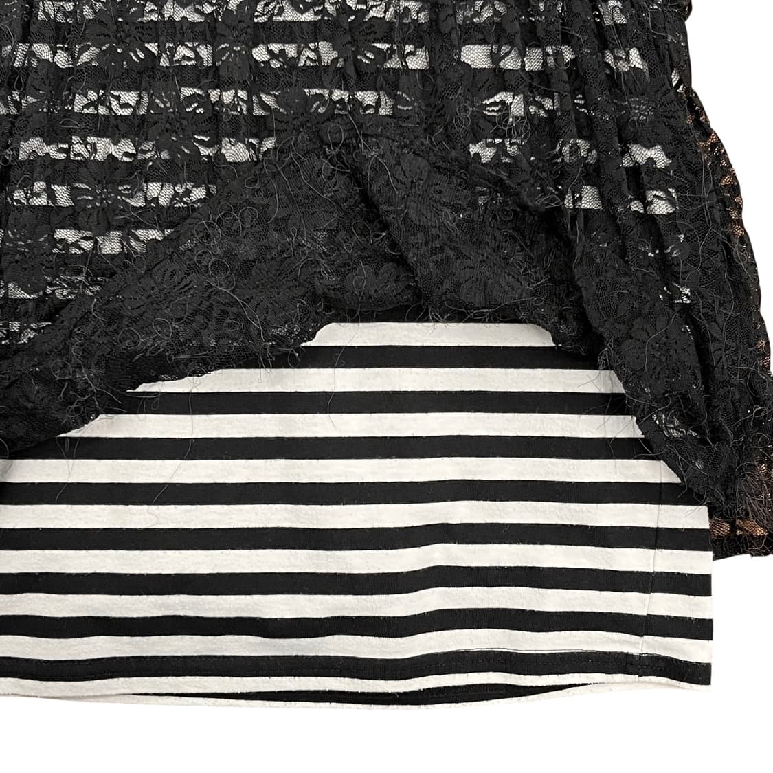 Black Bustier Layering T Shirt 상품이미지5