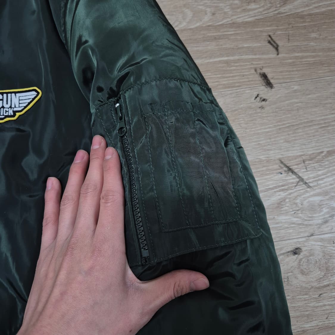 탑건 매버릭 사이드포켓 MA-1 항공점퍼 L(100) 상품이미지4