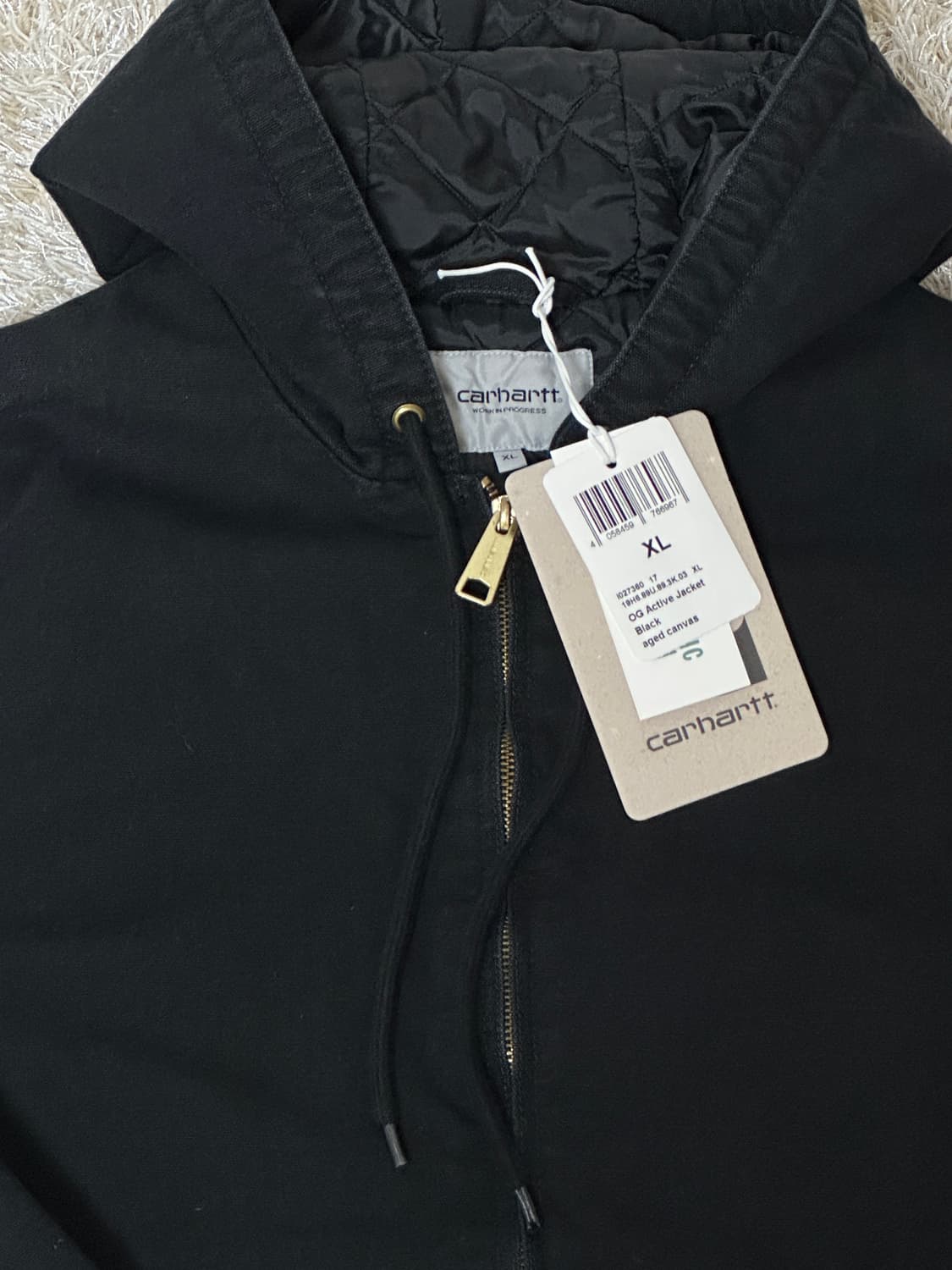 [xl] 칼하트 WIP OG 액티브 자켓 블랙 상품이미지2