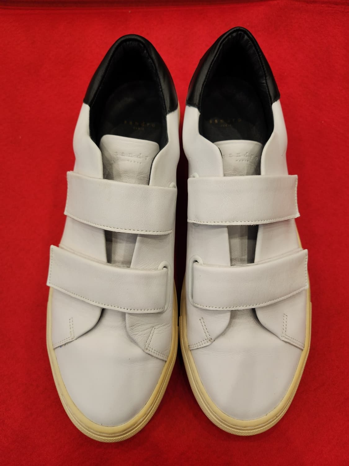 산드로 화이트 벨크로 스니커즈44 상품이미지1