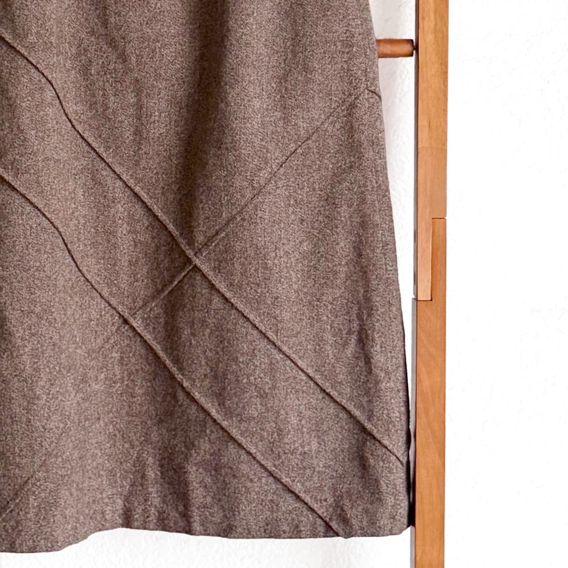 브라운 밀결 스커트 상품이미지5