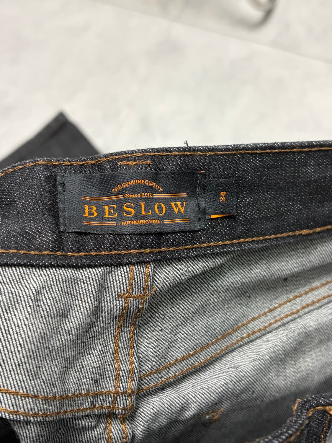 비슬로우 블랙진 청바지 상품이미지3