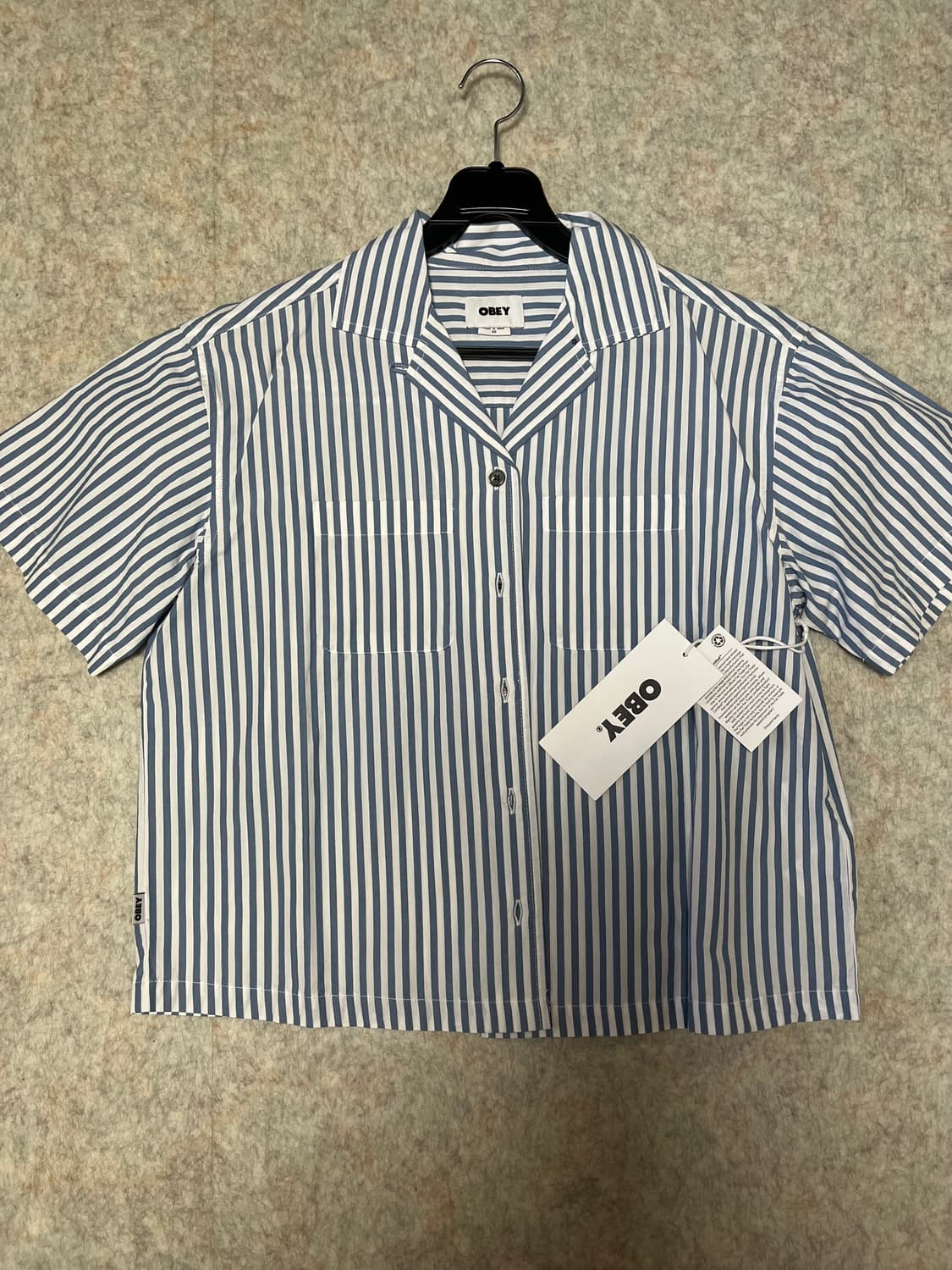 오베이 스트라이프 셔츠 상품이미지1