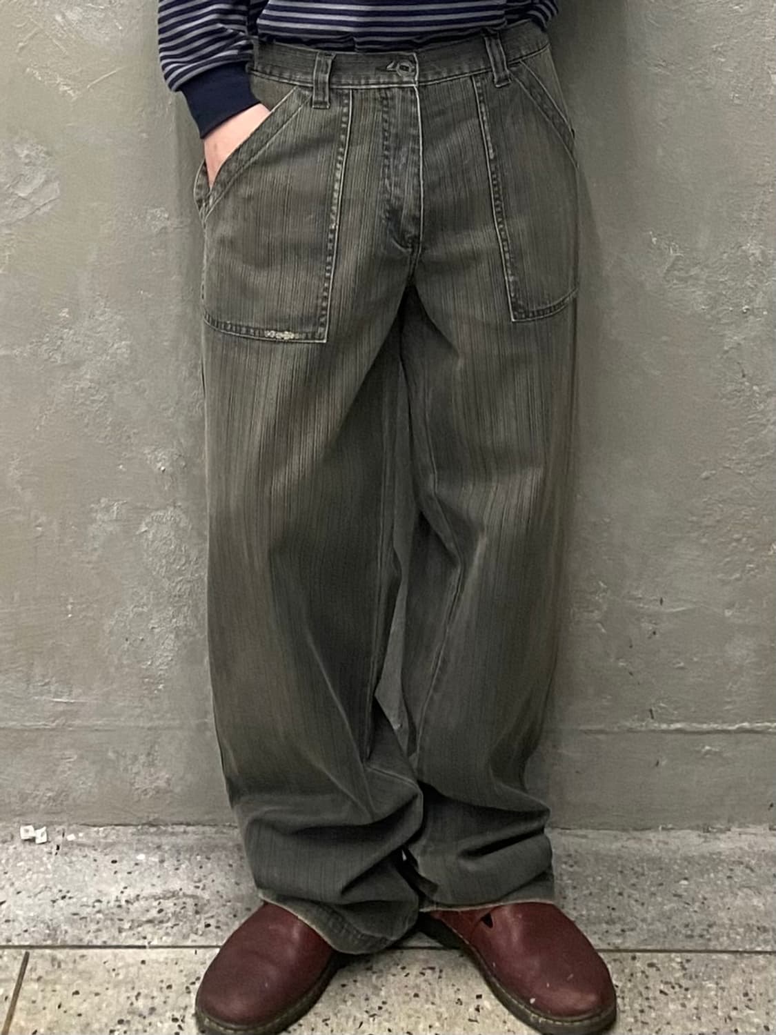 [32] Lee Cooper 리 쿠퍼 아메카지 데님 퍼티그 팬츠 상품이미지10