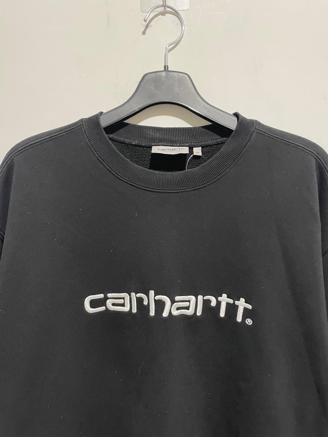 칼하트 맨투맨 블랙 상품이미지4