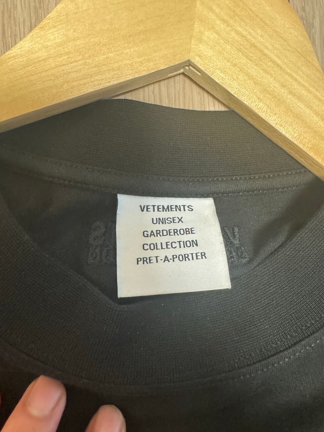 Vetements 베트멍 아나키 롱슬리브 티셔츠 xs 상품이미지3