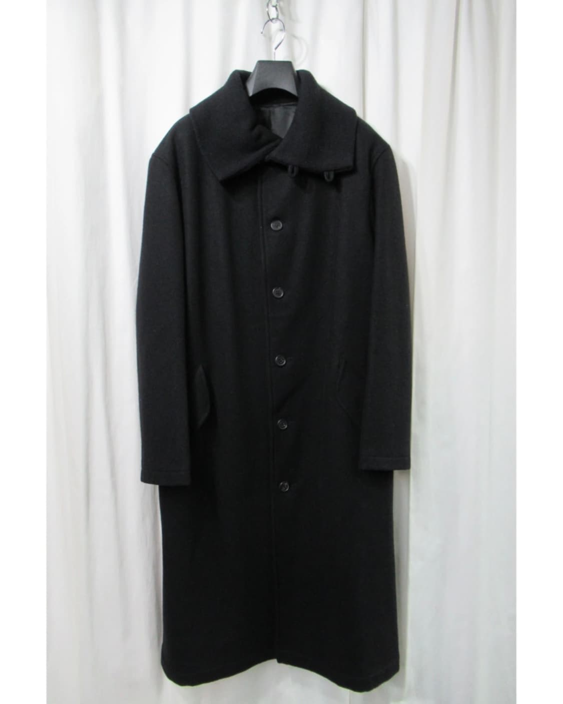 [M] 90s Y’s for men 하이넥 버튼 코트 상품이미지3