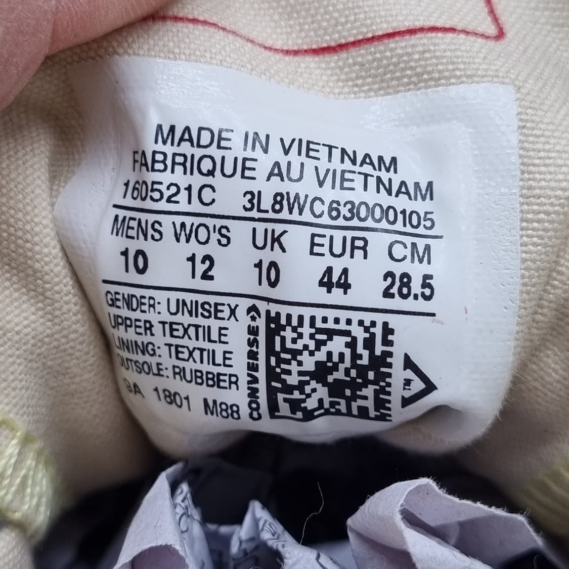 컨버스 척70 그린옐로우 남성 하이탑 285 상품이미지6