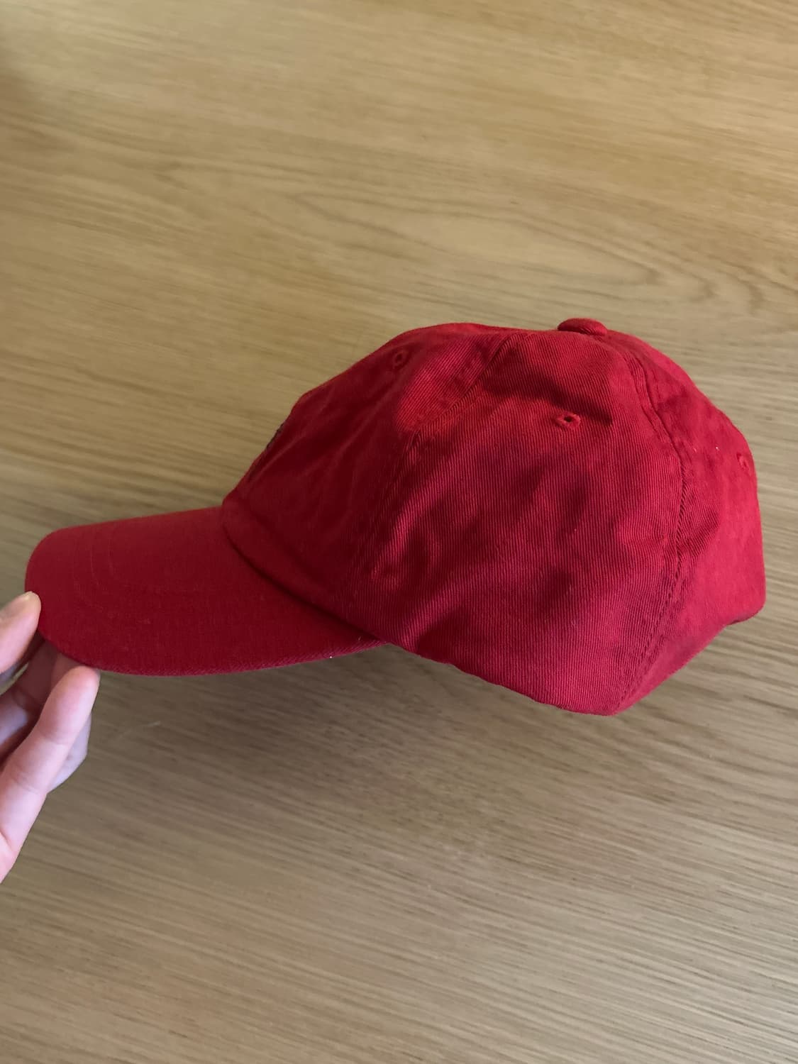 Stussy 레드 로고 볼캡 상품이미지3