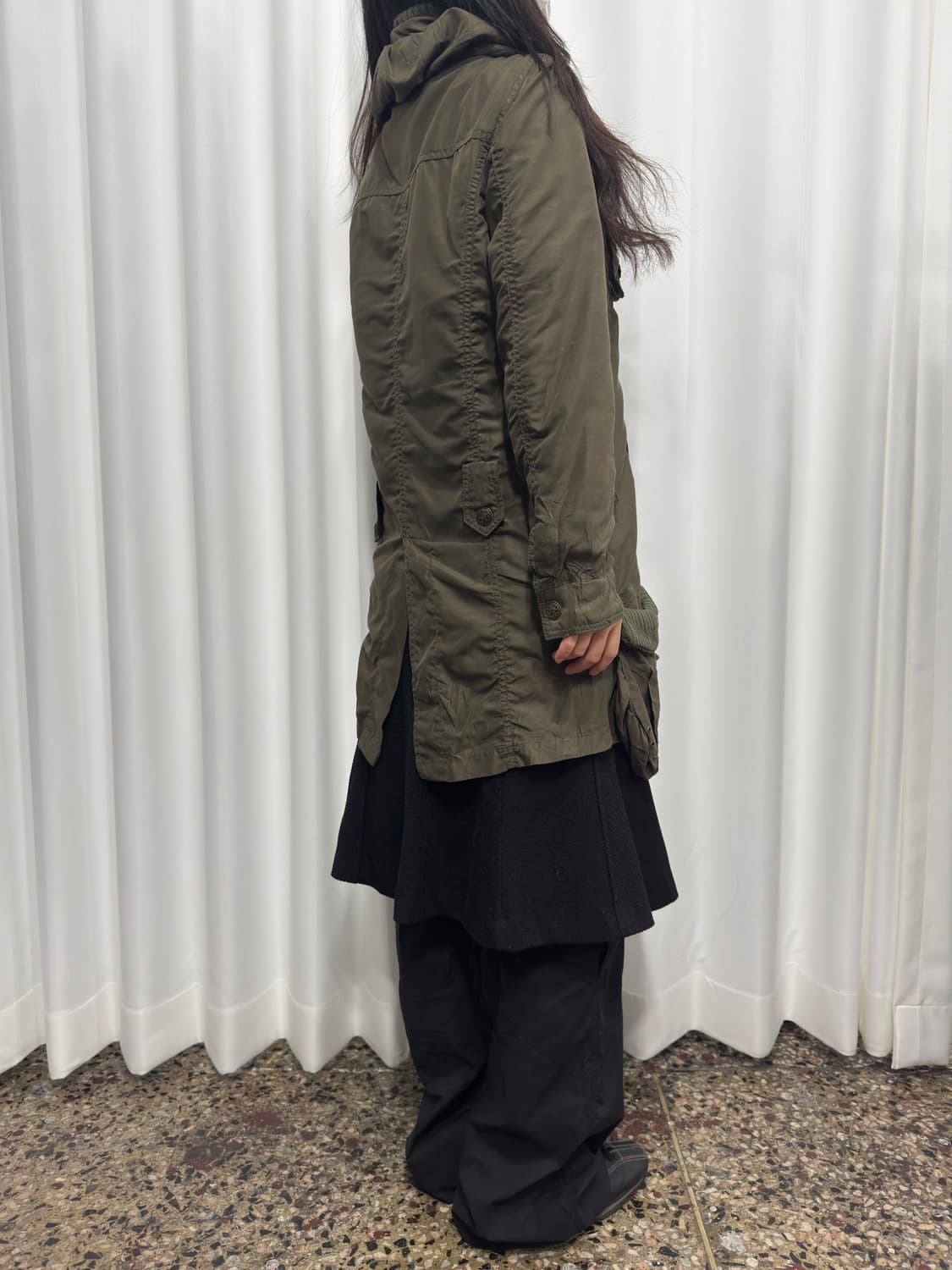 khaki multi pocket jacket 상품이미지7