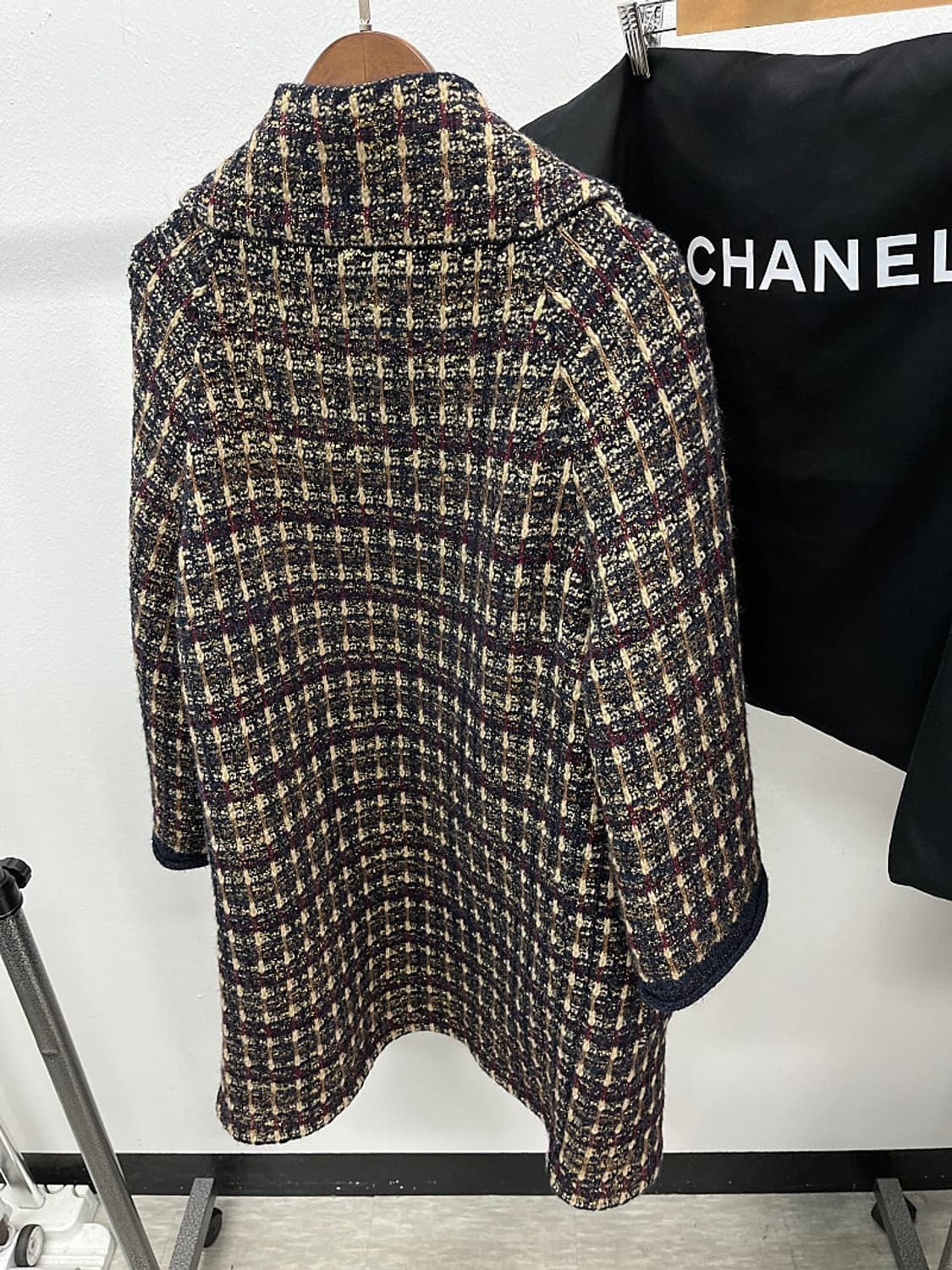 여) 샤넬 캐시미어 트위드코트  상품이미지8