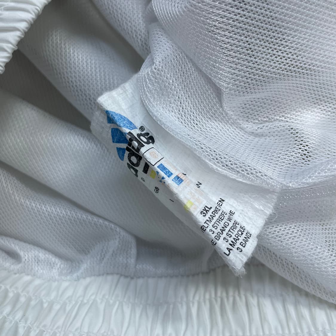 아디다스 올드스쿨 화이트 배색 바람막이 자켓 상품이미지4