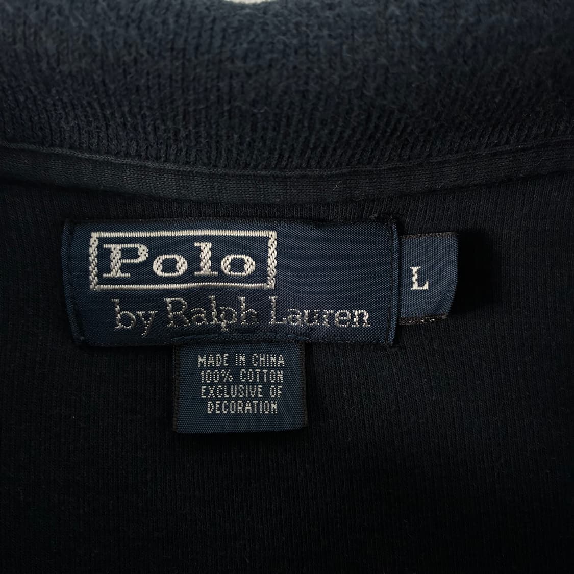 Polo 폴로 랄프로렌 90‘s 다크네이비 쿼터 집업 니트 상품이미지4