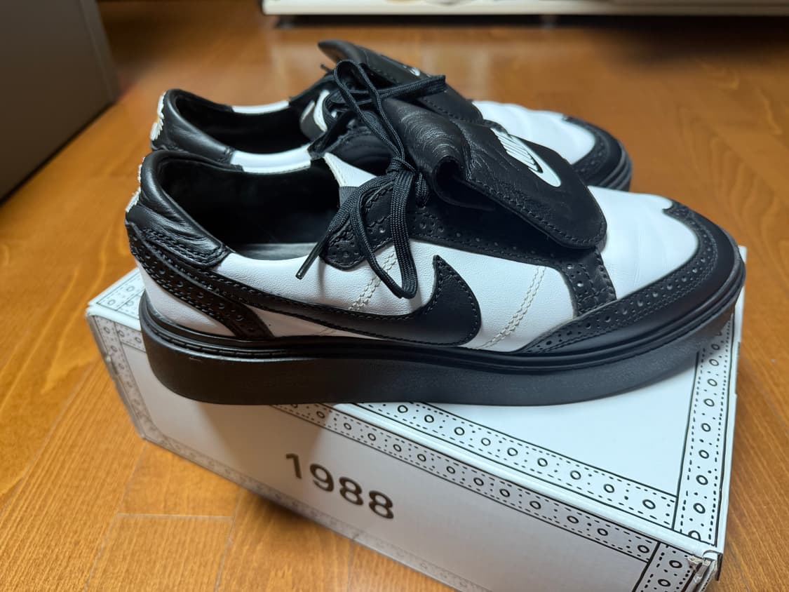 나이키X피스마이너스원 퀀도1 블랙 엔 화이트 상품이미지4