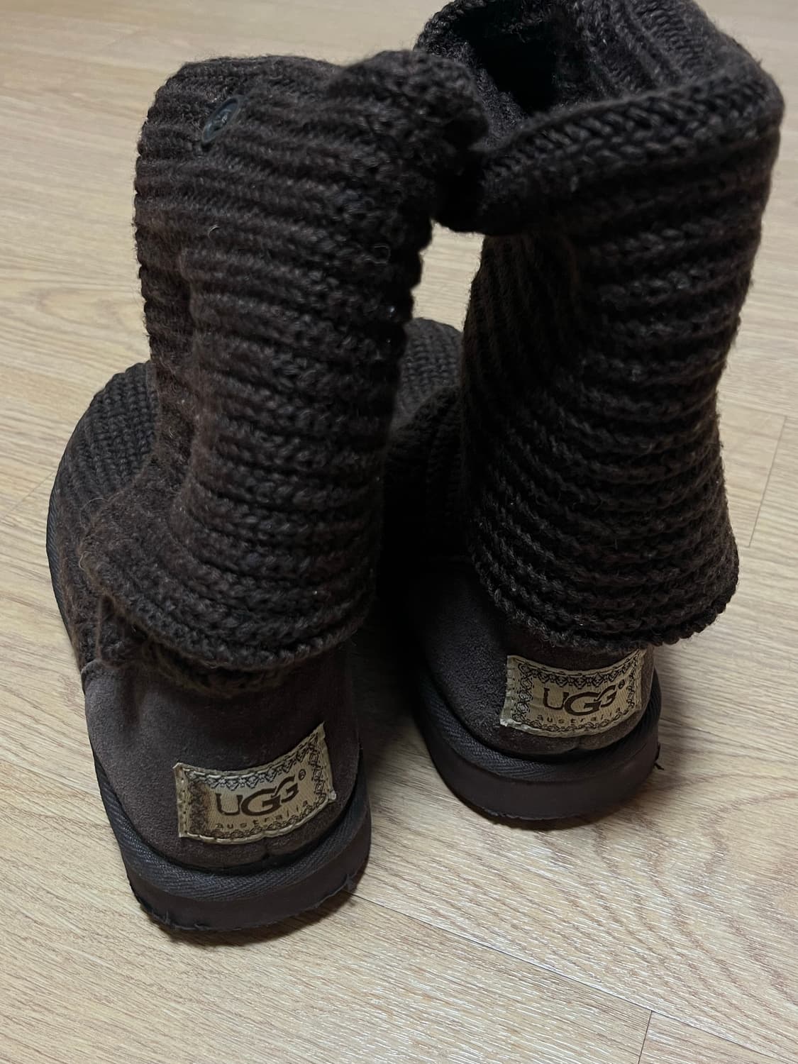 어그 니트 부츠 초코브라운 230mm 상품이미지2