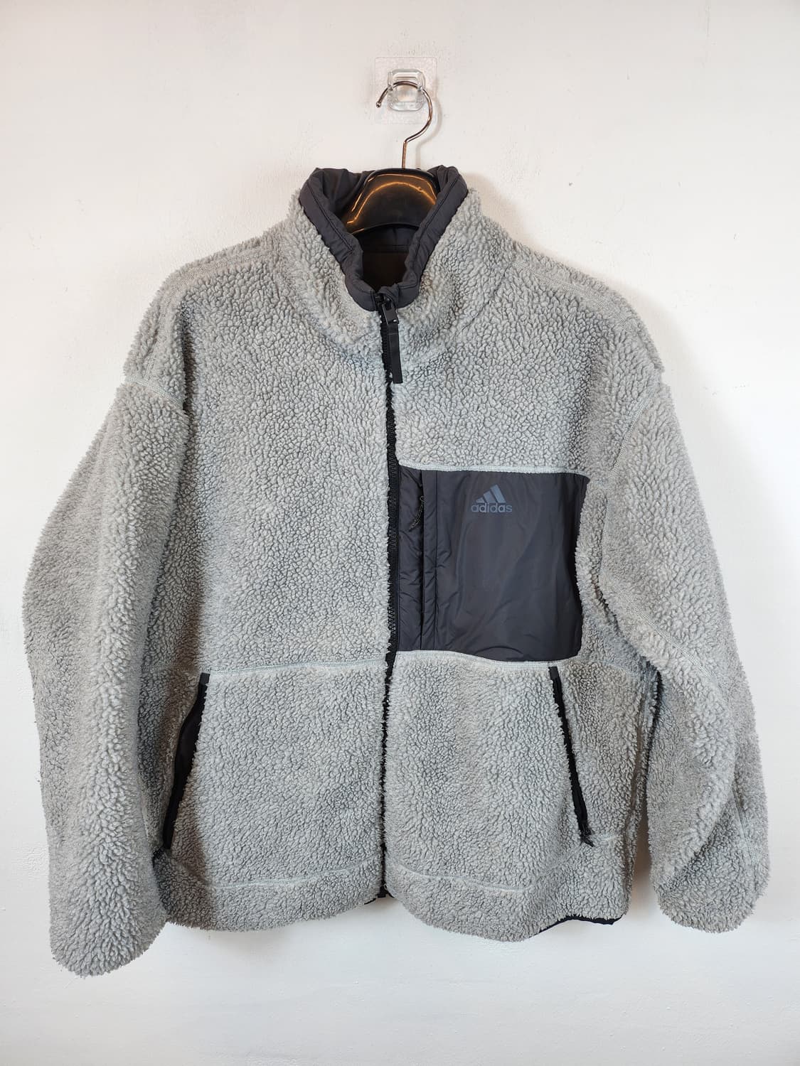 아디다스 리버서블 쉐르파 재킷 110 2XL XXL 새제품급 상품이미지1