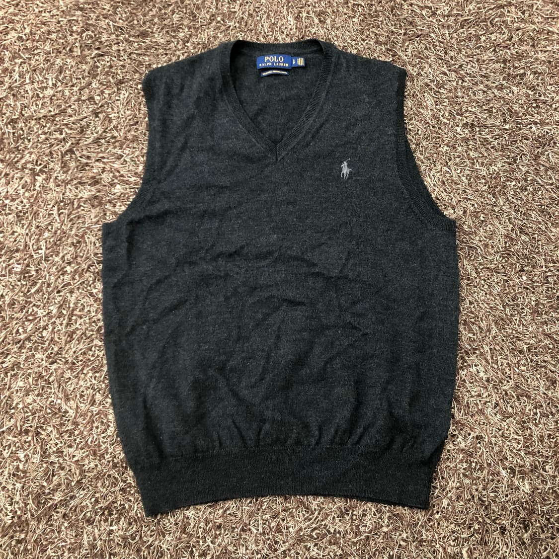 폴로 랄프로렌 메리노 울 니트 조끼 베스트 상품이미지1