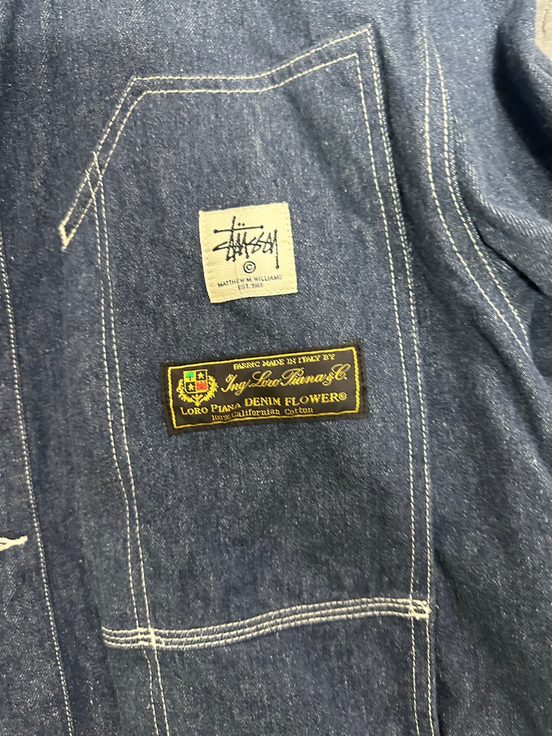 스투시 X 로로피아나 X mmw 데님자켓 상품이미지1