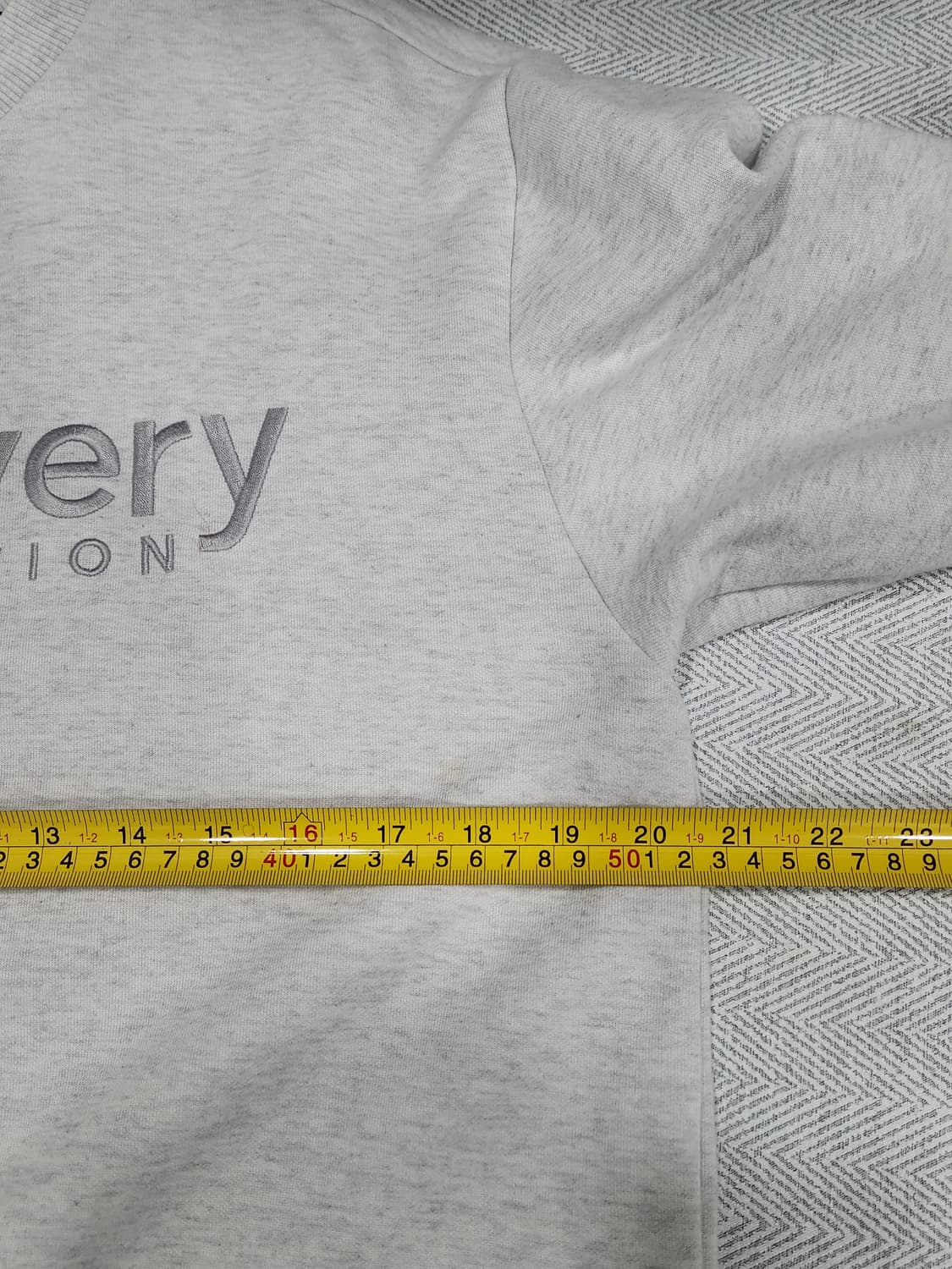 디스커버리 익스페디션 맨투맨 티셔츠 그레이 남성 95사이즈 상품이미지8