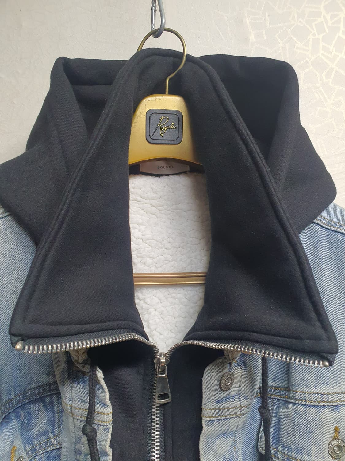 레이어드 후드 데님자켓  상품이미지2