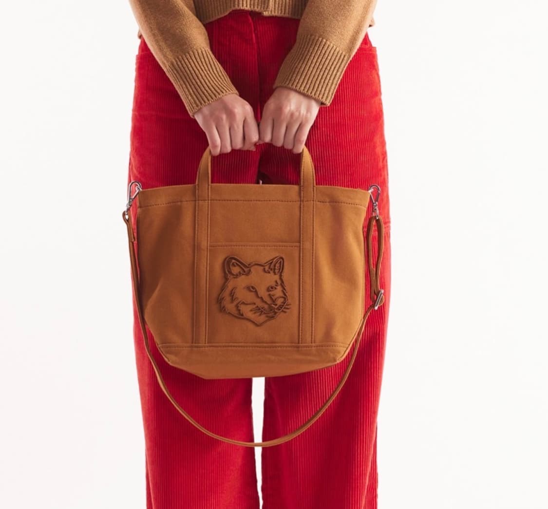 메종키츠네 폭스 헤드 스몰 토트백 상품이미지1