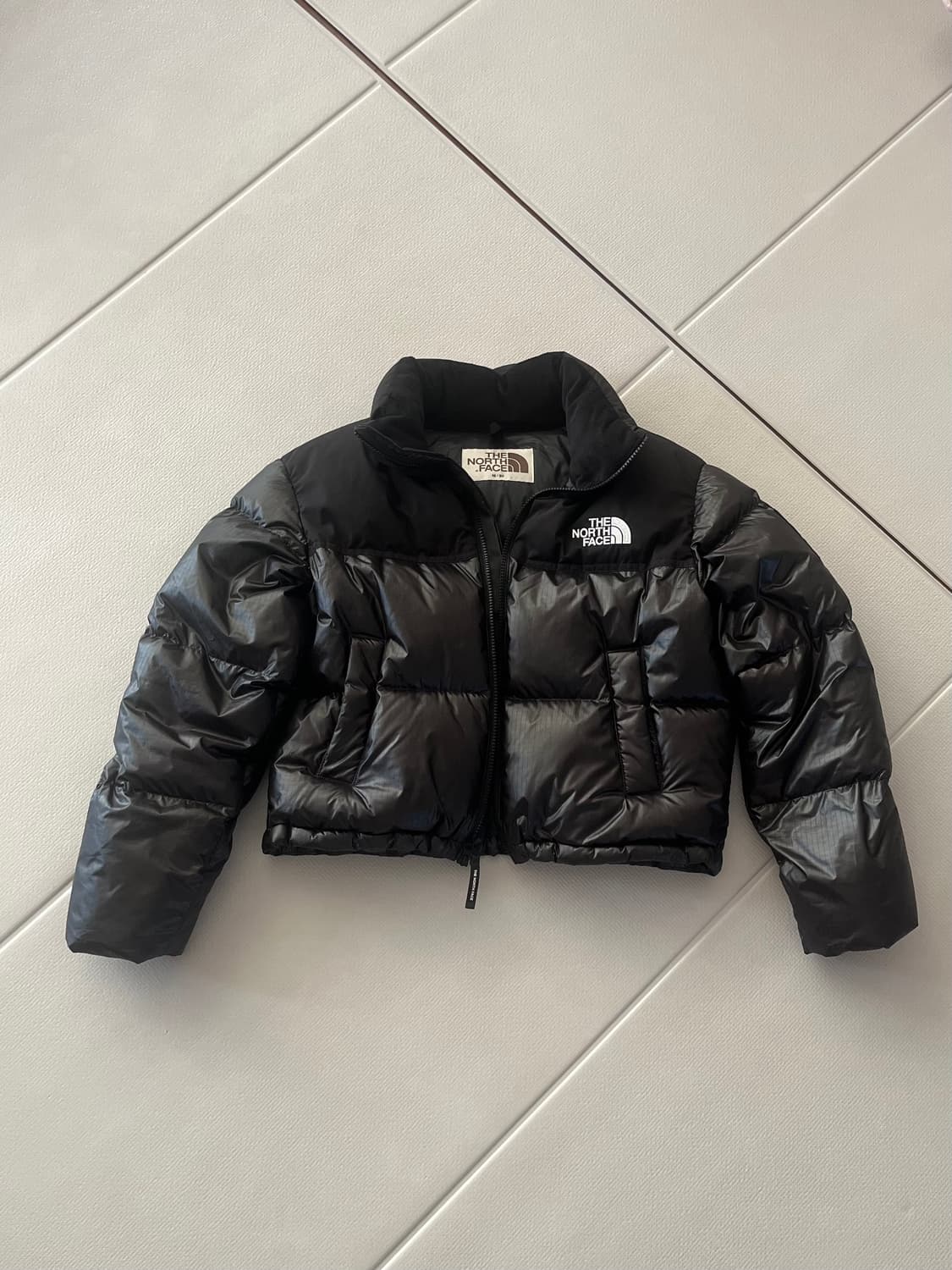 NJ1DR85J 화이트라벨 여성 노벨티 눕시 RDS 다운 자켓 BLACK 상품이미지2