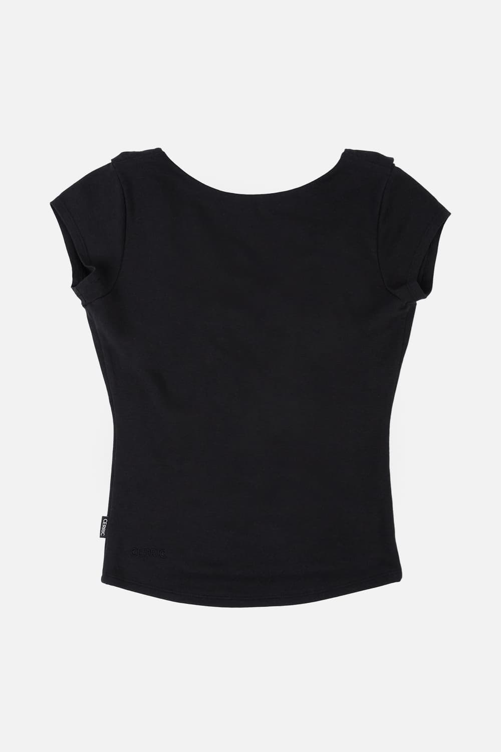 세릭 Draped Backless Top _ Black 상품이미지4