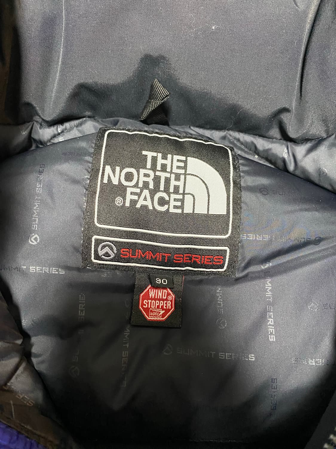 노스페이스 써밋 윈드스토퍼 패딩 90 상품이미지5