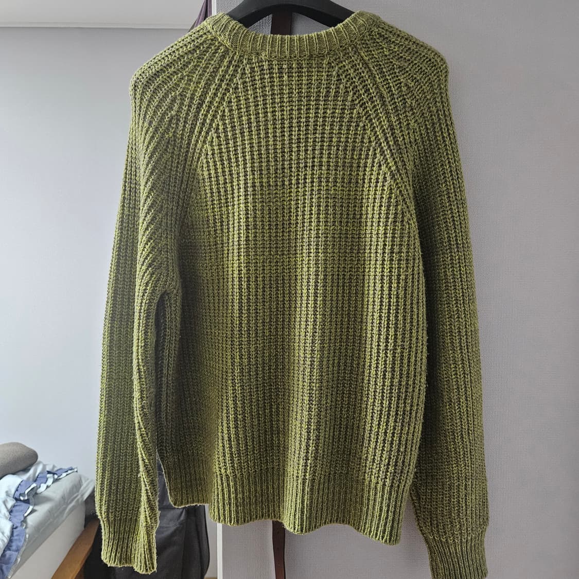 애프터프레이 솔라 인타르시아 니트 라임 m 상품이미지3