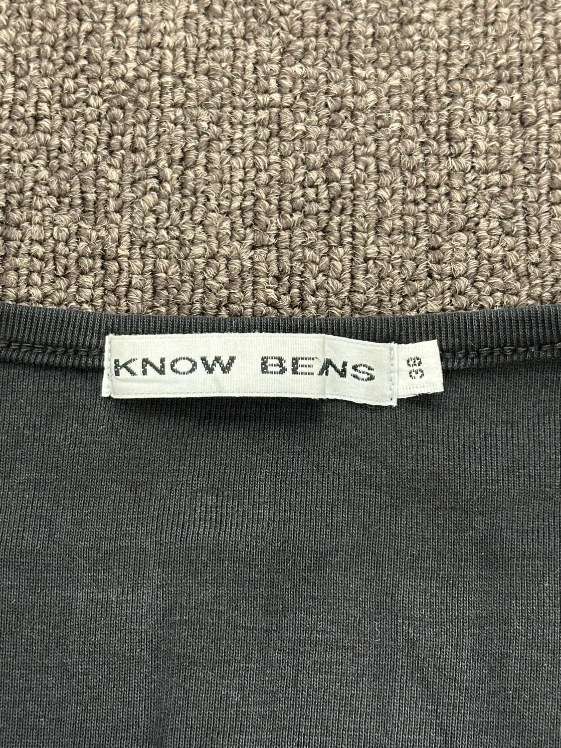 38)Know Beans 빈티지 여성 y2k 큐빅 긴팔 상품이미지3