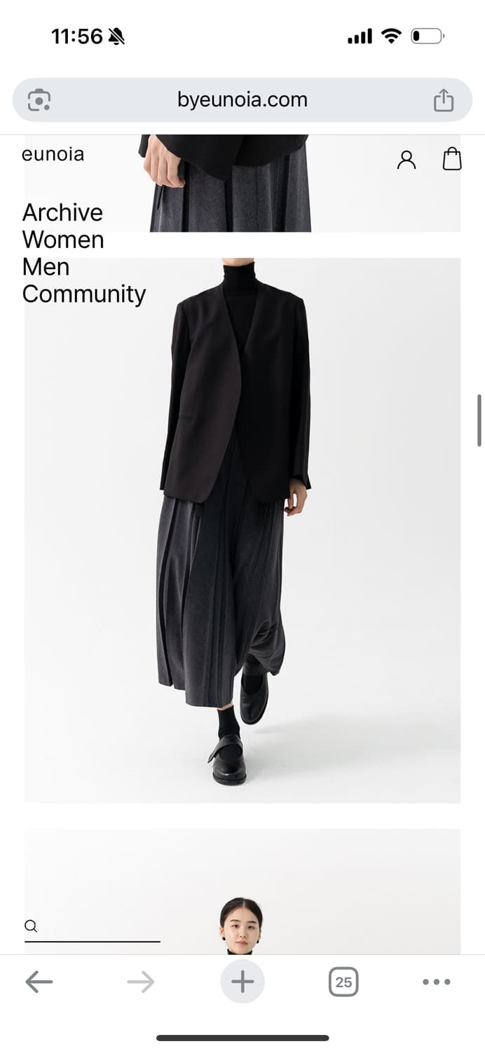 유노이아 조셉 자켓 크림베이지 상품이미지7