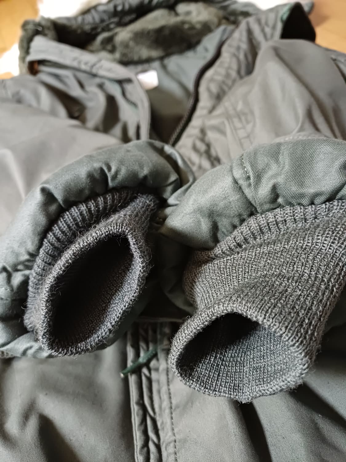 미군 오리지널 85년산 N-3B 파카 미사용품 판매 상품이미지7