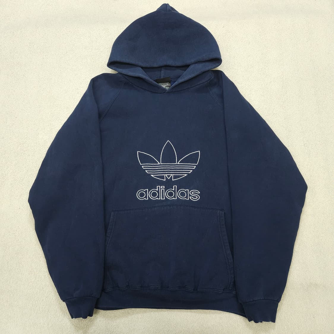 90s 아디다스 트레포일 후드티 L made in usa 상품이미지3