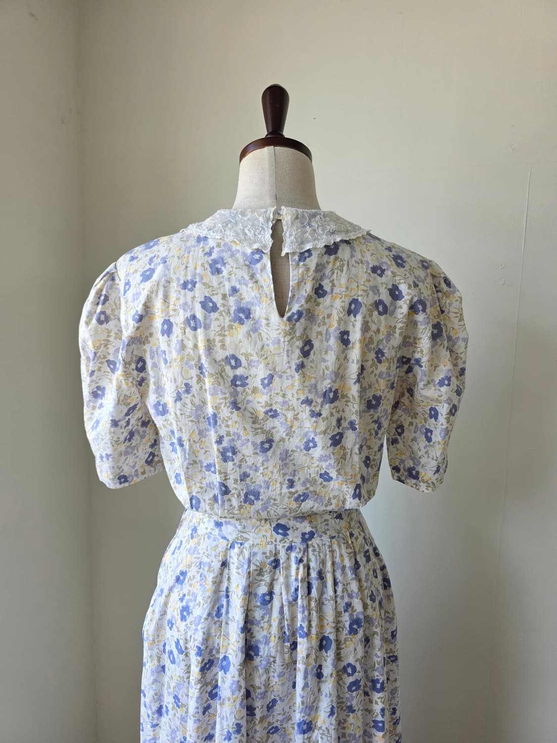 laura ashley 로라애슐리 레이스 카라 플라워 롱 원피스 상품이미지4