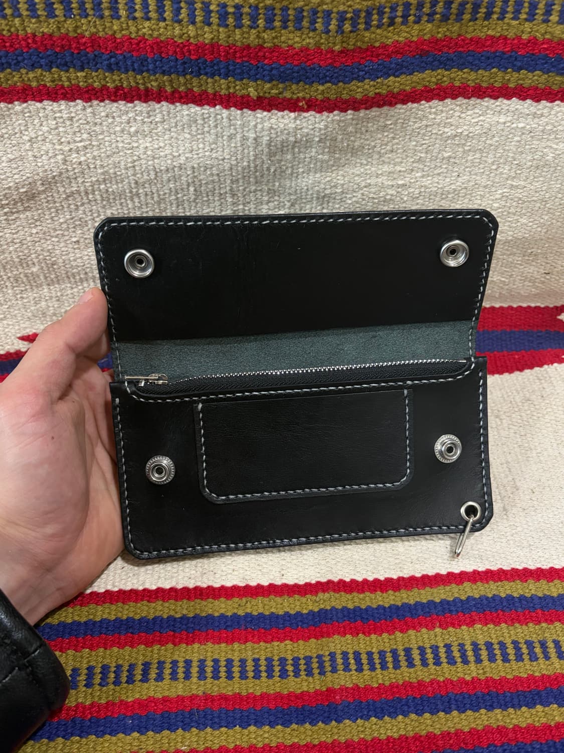 Cowhide trucker wallet / 웨스턴 트러커월렛 장지갑 상품이미지3