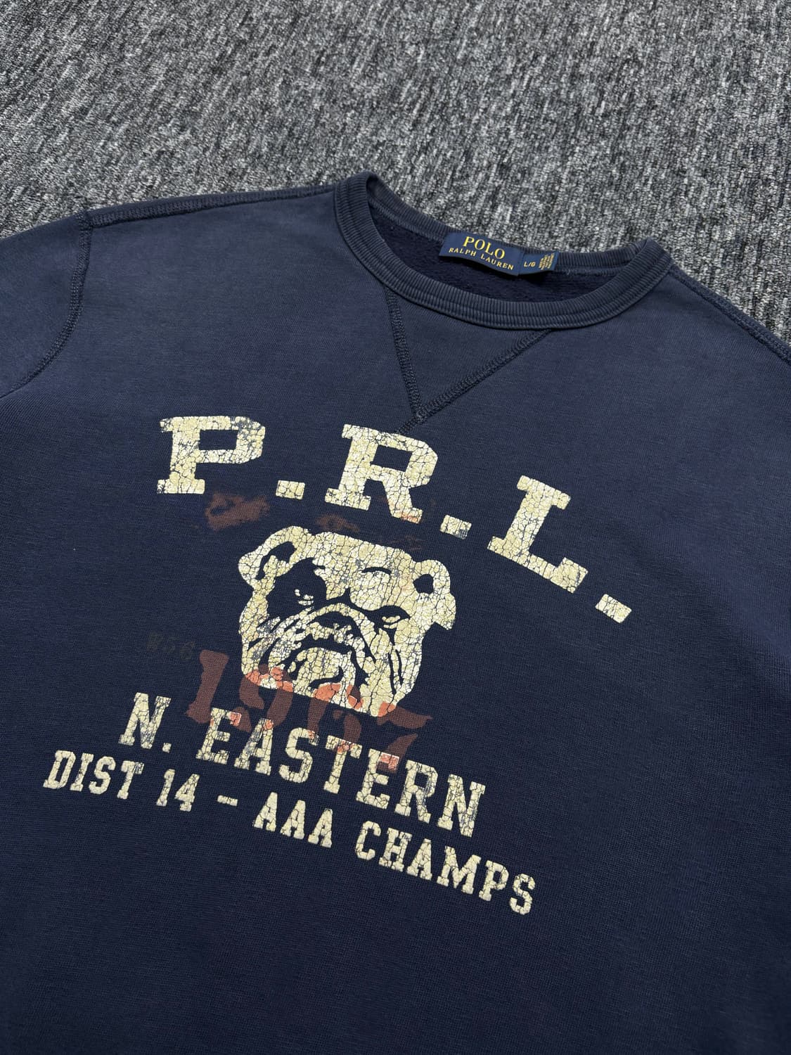 폴로 네이비 불독 맨투맨 상품이미지4