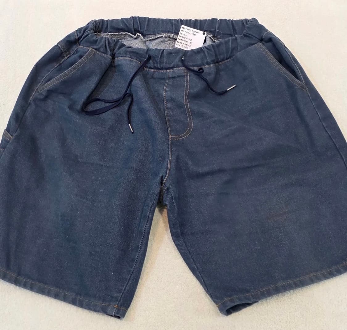 (빅사이즈) 허리밴딩 청반바지 상품이미지1