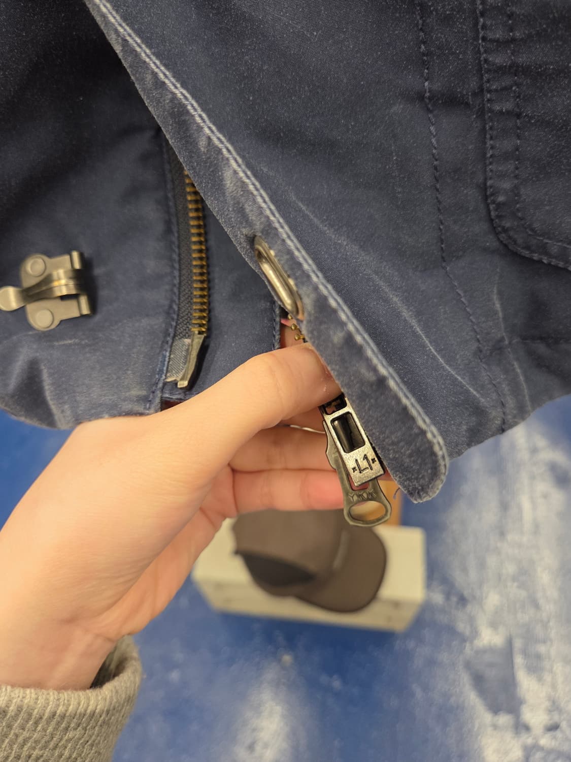 KR3W 코듀로이카라 버클 워크 자켓 상품이미지10