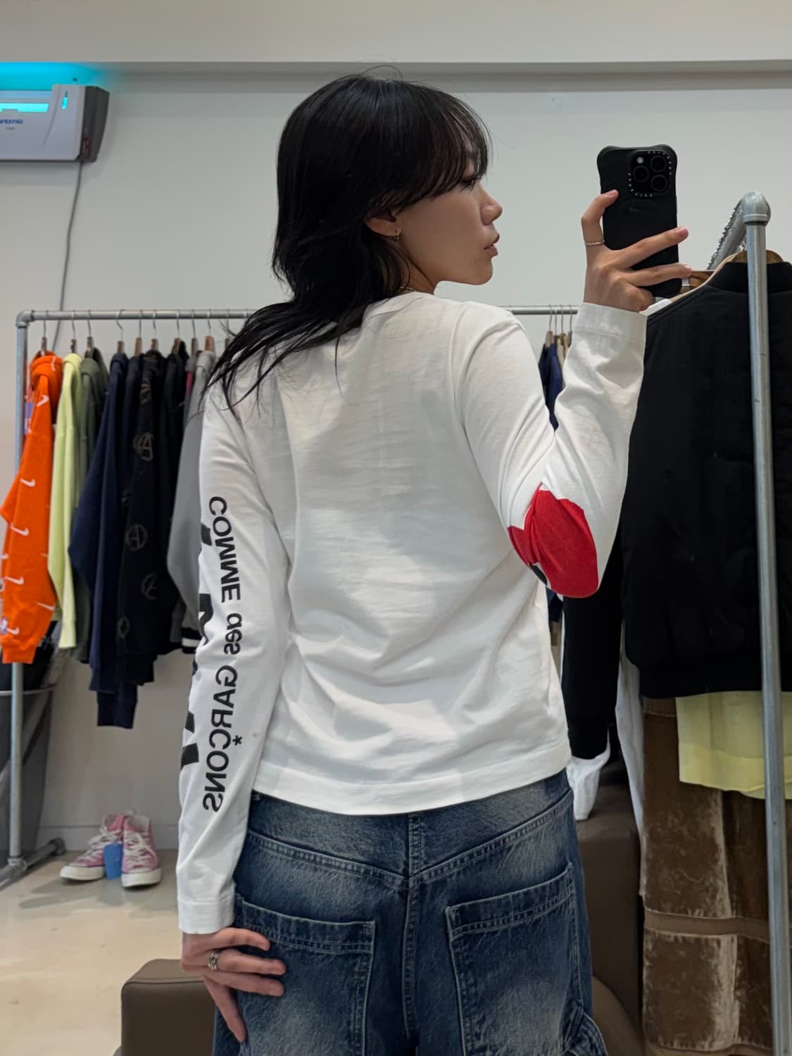꼼데가르송 플레이 빅하트 롱슬리브 상품이미지8