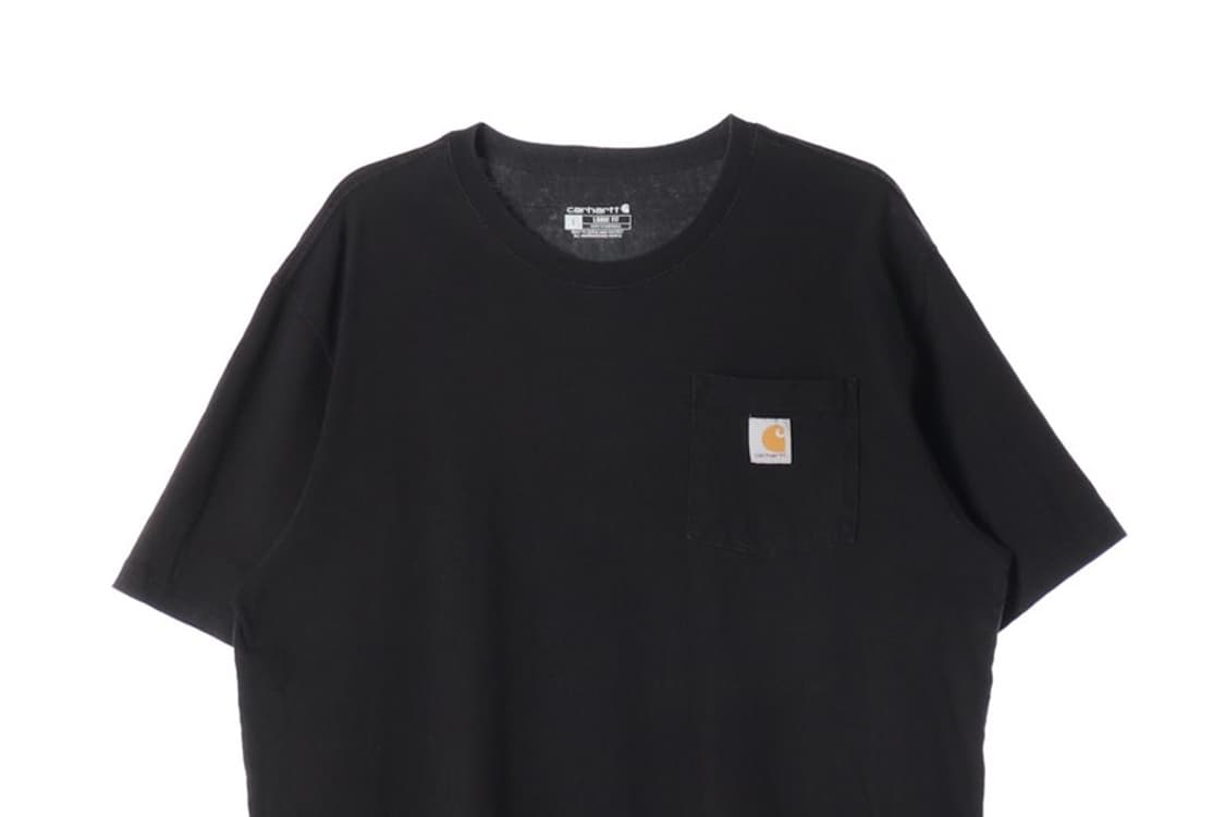 칼하트 K87 워크웨어 포켓 반팔 티셔츠 블랙 L 상품이미지3